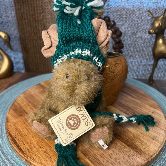 Boyds Bear "Lil Chrismoose" - RETIRED Holiday Moose Stuffed Animal Plush - Picture 5 of 9